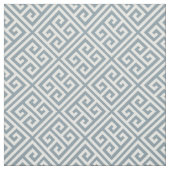 Dusty Blue Greece Key Pattern Stoff (Muster)