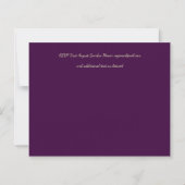 Dusty Blue Greenerity Wedding Stationery BUDGET (Rückseite)