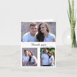 Dusty Blue Greenery Eucalyptus Blätter Wedding Dankeskarte