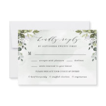 Dusty Blue Greenery mit Meal Choice Boho Wedding