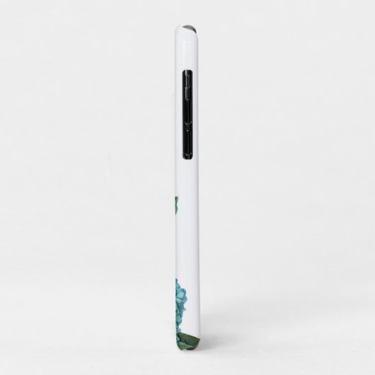 Dusty Blue Hydrangea Bouquet Case-Mate iPhone Hülle (Hinten/Links)