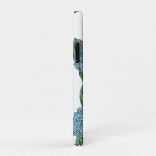 Dusty Blue Hydrangea Bouquet Case-Mate iPhone Hülle (Hinten/Rechts)
