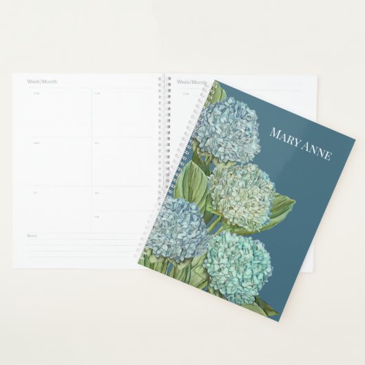 Dusty Blue Hydrangea Bouquet Planer (Anzeige)