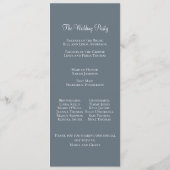 Dusty Blue Hydrangea Elegante Florenz Programm (Rückseite)