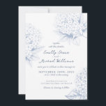 Dusty Blue Hydrangea Floral Wedding Einladung<br><div class="desc">Dusty Blue Hydrangea Blühende Hochzeitseinladung Elegante Hochzeitseinladung in staubblau und weiß mit schönen Hydrangea-Blume. Diese Hochzeitseinladung ist klassisch und delikat,  mit einem minimalistischen und modernen Design.</div>