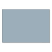 Dusty Blue Individual Name Table Card Tischnummer (Rückseite)