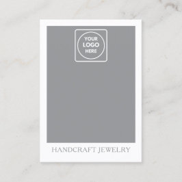 Dusty Blue Jewelry display holder Telefonnummerkarte