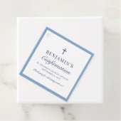 Dusty Blue Katholic Confirmation Vielen Dank Geschenkanhänger (Beispiel)