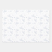 Dusty Blue Kids Eid Mubarak Geschenkpapier Set (Vorderseite)