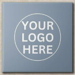 Dusty Blue l Beruflich Business Logo Fliese<br><div class="desc">Die Keramik Tile mit dem Dusty Blue Beruflich Business Logo ist ein schlichtes,  staubblaues Design mit eleganter Darstellung Ihres Firmenlogos. Diese Keramik-Kachel ist ideal für den Einsatz im Bürodekor oder als einzigartiges Werbemittel geeignet und vereint Stil und Funktionalität und präsentiert Ihre Marke auf raffinierte Weise.</div>