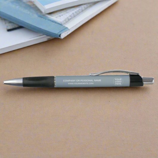 Dusty Blue l Promotionlogo & Text Kugelschreiber