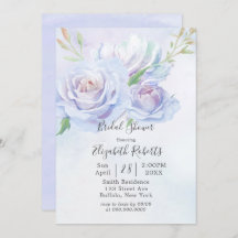 Dusty Blue Lavender Peony Brautparty