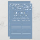 Dusty Blue Lights Brautparty (Vorne/Hinten)