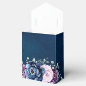 Dusty Blue Lila Blooms Wedding Vielen Dank für Ihr Geschenkschachtel (Geöffnet)
