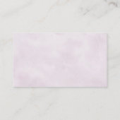 Dusty Blue Lila Lilac Blooms Wedding Registry En Begleitkarte (Rückseite)