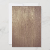 Dusty Blue Mason Jar Rustic Country Wedding Einladung (Rückseite)