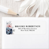 Dusty Blue Mauve Rose Pink Slate Floral Wedding (Insitu)