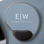 Dusty Blue Minimalistisch Modern Monogram Elegant Gel Mousepad<br><div class="desc">Einführen in unsere Dusty Blue Minimalistisch Modern Monogram Elegant Collection: Erhöhen Sie Ihren Stil mit schlichter Eleganz und zeitlosem Charme. Unsere Kollektion präsentiert minimalistische Designs in einer beruhigenden, staubblauen Farbe, die durch elegante Monogramme nach Ihrem Geschmack ergänzt wird. Von der edlen Schreibwaren bis hin zum vielseitigen Zubehör - jedes Stück...</div>