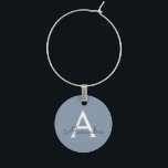Dusty Blue Minimalistisch Modern Monogram Elegant Glasmarker<br><div class="desc">Einführen in unsere Dusty Blue Minimalistisch Modern Monogram Elegant Collection: Erhöhen Sie Ihren Stil mit schlichter Eleganz und zeitlosem Charme. Unsere Kollektion präsentiert minimalistische Designs in einer beruhigenden, staubblauen Farbe, die durch elegante Monogramme nach Ihrem Geschmack ergänzt wird. Von der edlen Schreibwaren bis hin zum vielseitigen Zubehör - jedes Stück...</div>