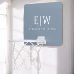 Dusty Blue Minimalistisch Modern Monogram Elegant Mini Basketball Netz<br><div class="desc">Einführen in unsere Dusty Blue Minimalistisch Modern Monogram Elegant Collection: Erhöhen Sie Ihren Stil mit schlichter Eleganz und zeitlosem Charme. Unsere Kollektion präsentiert minimalistische Designs in einer beruhigenden, staubblauen Farbe, die durch elegante Monogramme nach Ihrem Geschmack ergänzt wird. Von der edlen Schreibwaren bis hin zum vielseitigen Zubehör - jedes Stück...</div>