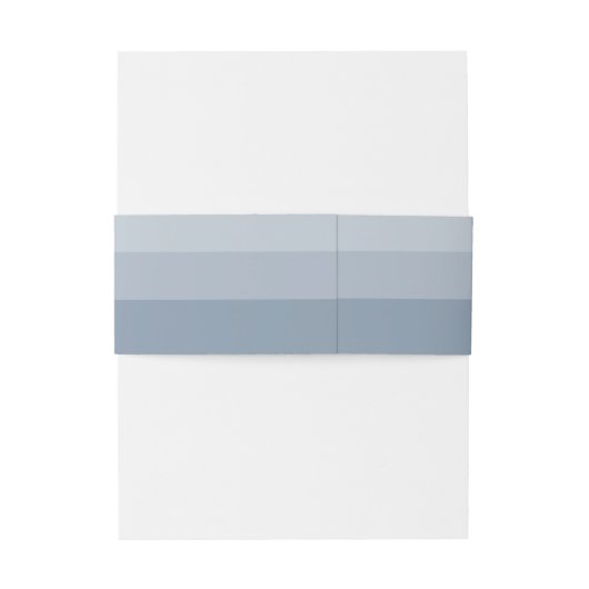 Dusty Blue Modern Chic Script Wedding Invit Einladungsbanderole (Rückseitenbeispiel)