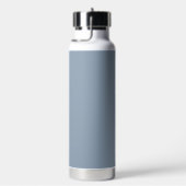 Dusty Blue Modern Typografy Personalisiert Trinkflasche (rechts)