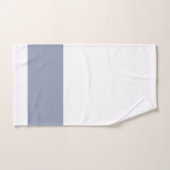 Dusty Blue Monogram Bath Handtuch Set II (Handtuch)