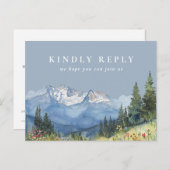 Dusty Blue Mountain Song Anfrage UAWG Postkarte (Vorne/Hinten)