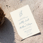 Dusty Blue Muschel Beach Ocean Hochzeit in Urlaubs Einladung<br><div class="desc">Dusty Blue Muschel Moderne Ivory Beach Ocean Hochzeit in Urlaubsort Einladungskarte. Feiern Sie Ihren besonderen Tag mit dieser eleganten und wunderschönen Einladungskarte für Ihre Hochzeit, um Ihren besondere Anlass zu verschönern. Alle Texte sind so vorbereitet, dass Sie sie einfach und schnell mit Ihren eigenen Details personalisieren können. Wenn Sie weitere...</div>