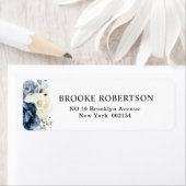 Dusty Blue Navy Champagne Elfenbeinische Rücksende (Insitu)