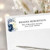 Dusty Blue Navy Champagne Elfenbeinische Rücksende