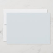 Dusty Blue Navy Champagne Elfenbeinkalender Save The Date (Rückseite)