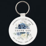 Dusty Blue Navy Champagne Ivory Brautparty Geschen Schlüsselanhänger<br><div class="desc">Blütenblaues Hochzeitsgeschenk mit Brautpavillon mit elegantem Bouquet aus Marineblau,  Königsblau ,  Weiß ,  Gold,  Champagnerelfenbein,  Rose in Rosa,  Ranunculus Blume Knospen und Salbeigrün Eukalyptus-Blätter und elegantem Aquarellbouquet. Bitte kontaktieren Sie mich für Hilfe bei der Anpassung oder wenn Sie ein anderes Produkt mit diesem Design benötigen.</div>