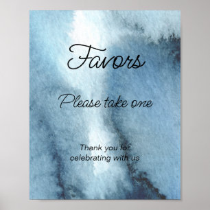 Dusty Blue Navy Favoriten bitte nehmen Sie eine Poster