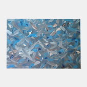 Dusty Blue Outdoor Rug Fußmatte (Vorderseite)