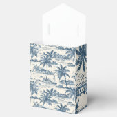 Dusty Blue Painted Pattern Geschenkboxen mit Bow Geschenkschachtel (Geöffnet)