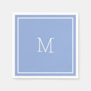 Dusty Blue Paper Napkin Serviette
