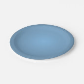 Dusty Blue Pappteller (Schrägansicht)