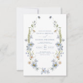 Dusty Blue Parco Tassino Einladung (Vorderseite)