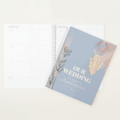 Dusty Blue Peach Boho Wedding Planer (Anzeige)