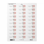 Dusty Blue & Peach Floral Wedding (Vorne)