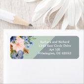 Dusty Blue Peach Green Wedding (Insitu)