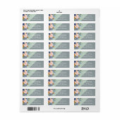 Dusty Blue Peach Green Wedding (Vorne)