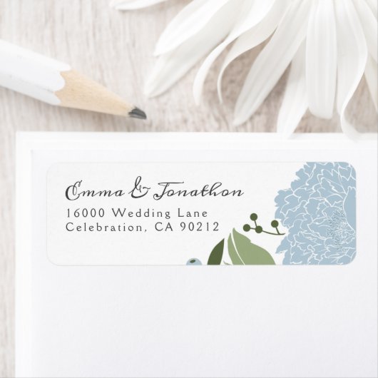 Dusty Blue Peonies (Insitu)