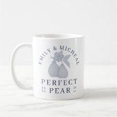Dusty Blue Perfect Pear Brautparty Tasse (Links)