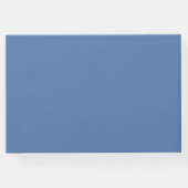 Dusty Blue Personalisiert Wedding Guest Book Gästebuch (Rückseite)
