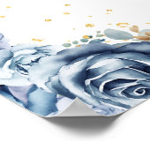 Dusty Blue Princess Quinceañera Willkommen Poster (Ecke)