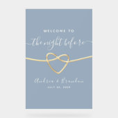 Dusty Blue Probe - Empfang Acrylschild (Vorderseite)