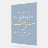 Dusty Blue Probe - Empfang Acrylschild (Winkel)