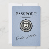 Dusty Blue Puerta Vallarta Pass Save the Date (Vorderseite)